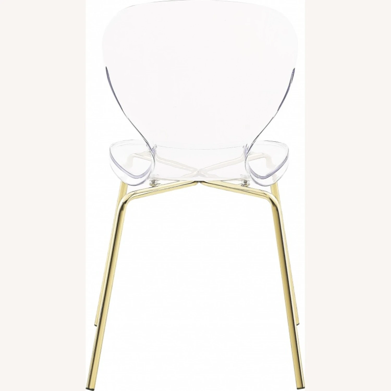 Other Dining Chair In Polycarbonate & Gold Metal Frame 6 Other Dining Chair In Polycarbonate & Gold Metal Frame - Image 4
