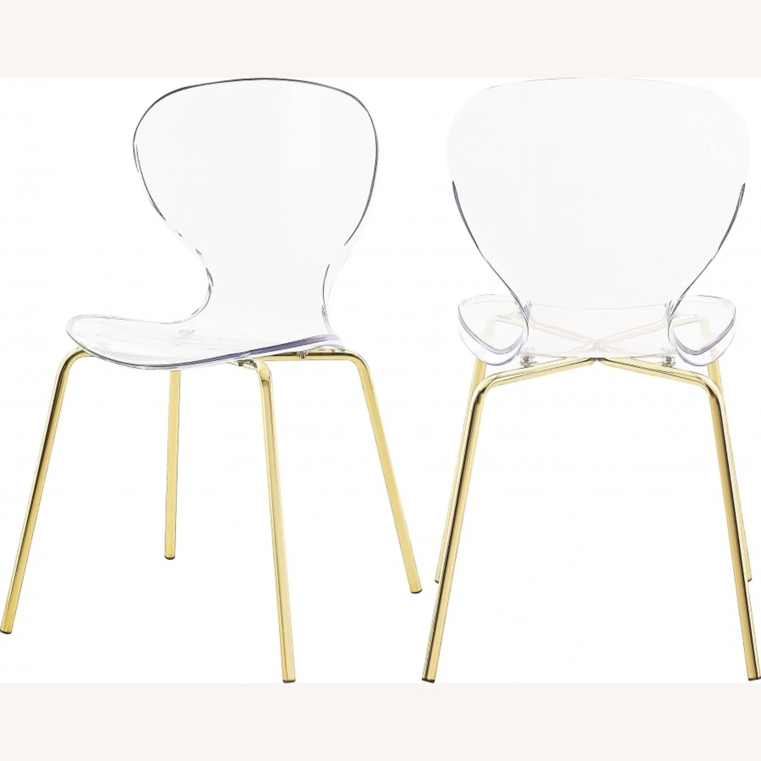 Other Dining Chair In Polycarbonate & Gold Metal Frame 7 Other Dining Chair In Polycarbonate & Gold Metal Frame - Image 5
