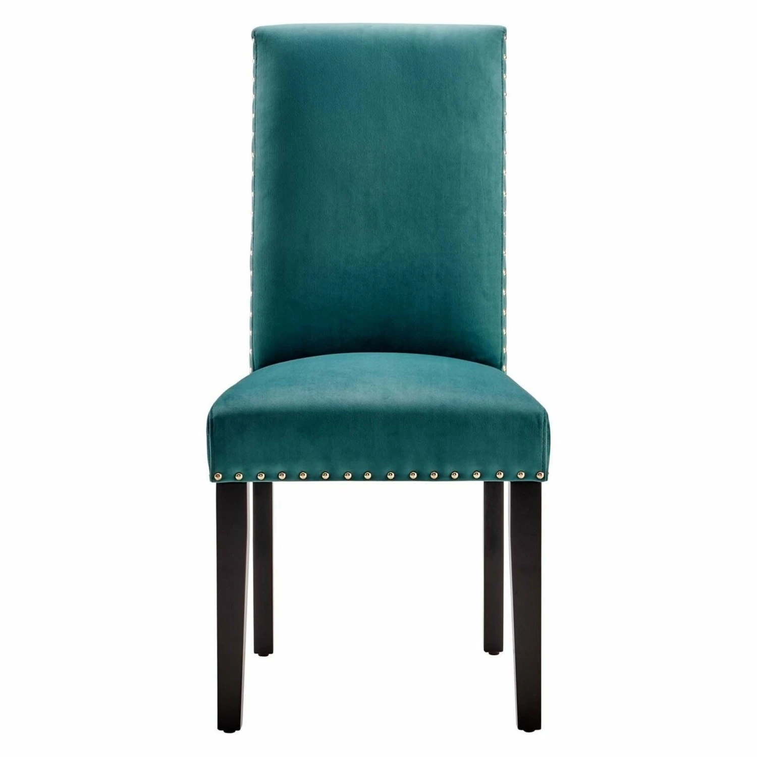 Other Dining Chair In Teal Velvet W/ High Back Design 3 Other Dining Chair In Teal Velvet W/ High Back Design