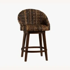 Pottery Barn Seagrass Bucket Swivel Counter Stool -Home Furnishings Store 1500 1500 frame 0 149