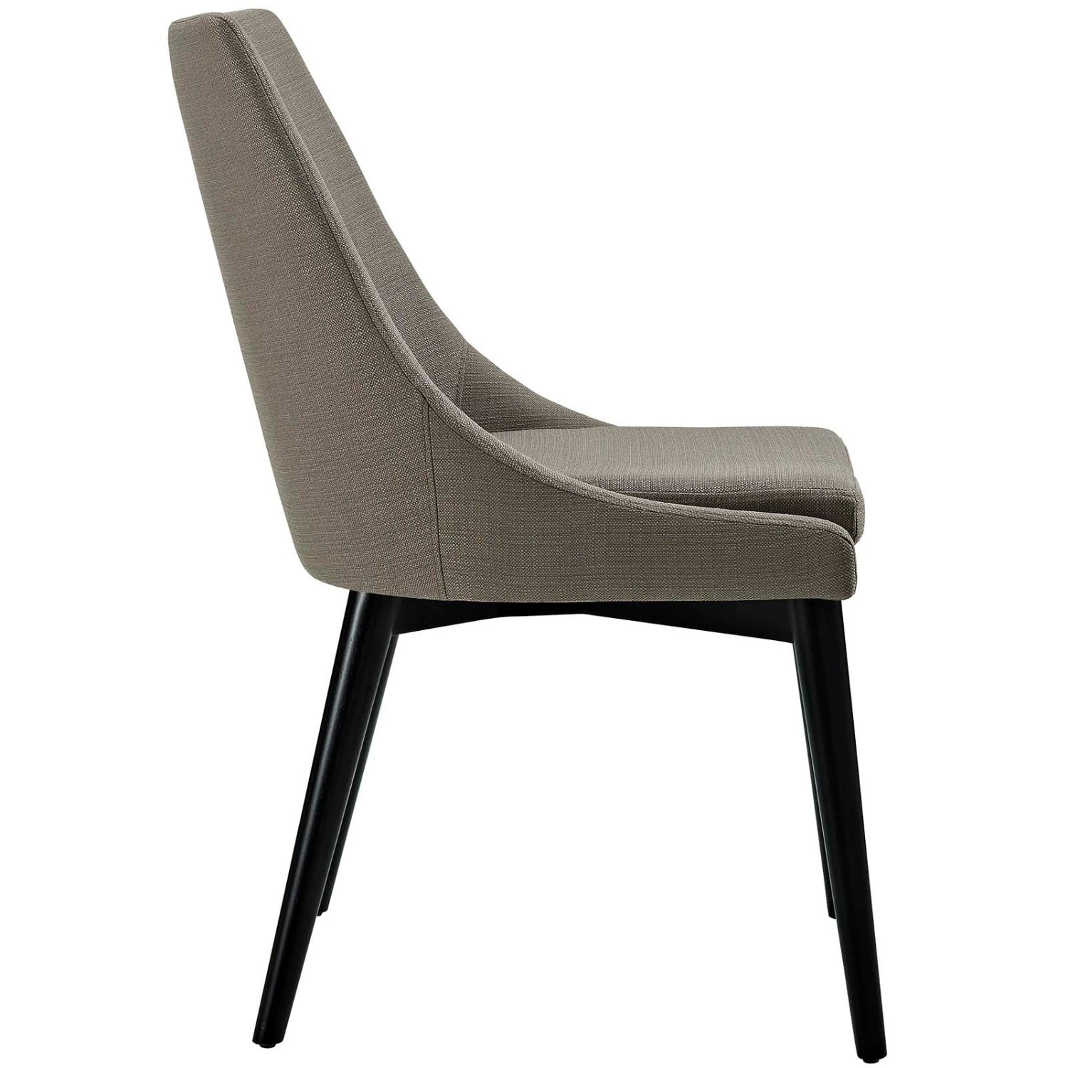Other Dining Chair In Granite Fabric & Black Legs 3 Other Dining Chair In Granite Fabric & Black Legs