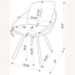 Other Side Chair In Beige Fabric W/ Orbital Seat -Home Furnishings Store 1500 1500 frame 0 1519