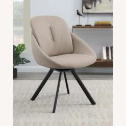 Other Side Chair In Beige Fabric W/ Orbital Seat -Home Furnishings Store 1500 1500 frame 0 1522