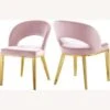 Other Dining Chair In Pink Velvet W/ Gold Legs -Home Furnishings Store 1500 1500 frame 0 1527