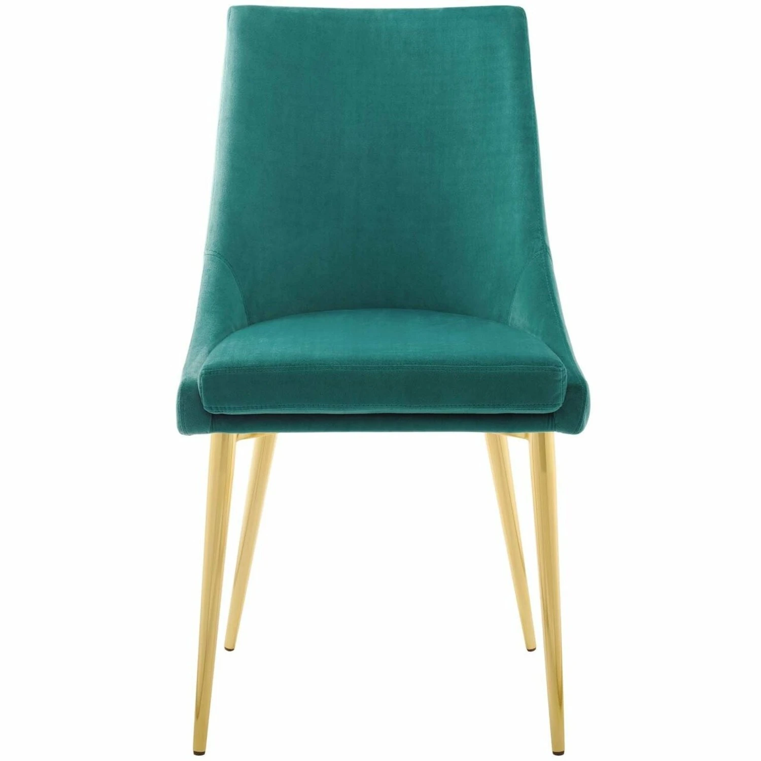 Other Modern Dining Chair In Teal Performance Velvet 10 Other Modern Dining Chair In Teal Performance Velvet - Image 8