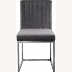 Other Dining Chair In Grey W/ Polished Chrome Base -Home Furnishings Store 1500 1500 frame 0 1557