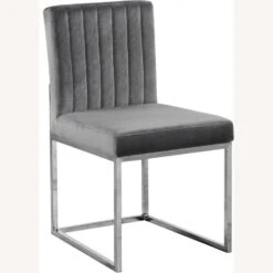 Other Dining Chair In Grey W/ Polished Chrome Base -Home Furnishings Store 1500 1500 frame 0 1559