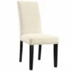Other Dining Chair In Beige Fabric Polyester Upholstery
