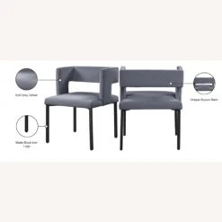 Other Dining Chair In Grey Velvet & Iron Legs -Home Furnishings Store 1500 1500 frame 0 1586