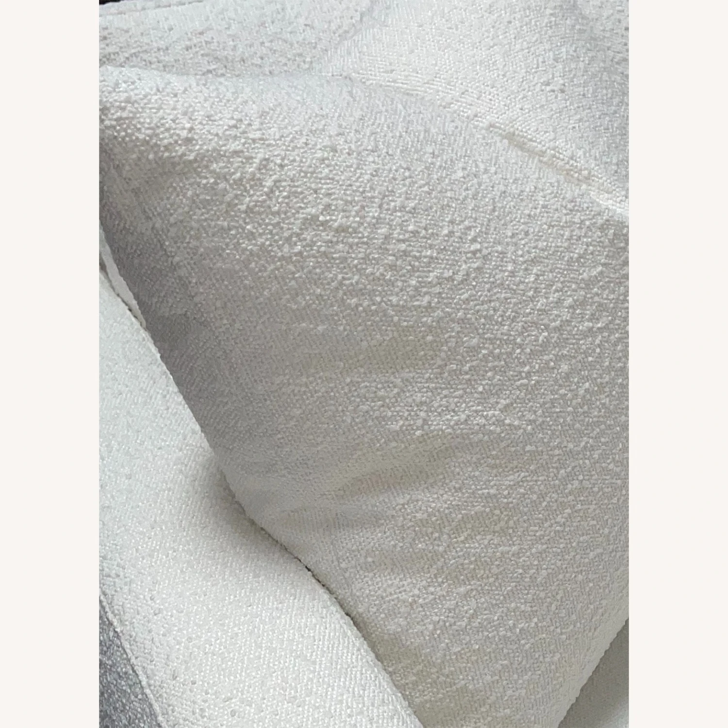 Other Shelter Arm Sofa Chaise Sectional In White Boucle 5 Other Shelter Arm Sofa Chaise Sectional In White Boucle - Image 3