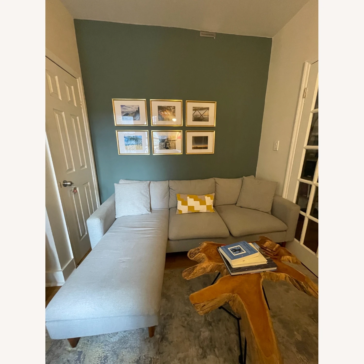 AllModern Gray Sectional Sofa 4 AllModern Gray Sectional Sofa - Image 2