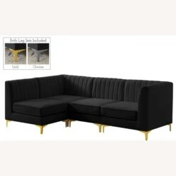 Other Modular Sectional In Channel Tufted Black Velvet 34 Other Modular Sectional In Channel Tufted Black Velvet -Home Furnishings Store 1500 1500 frame 0 166
