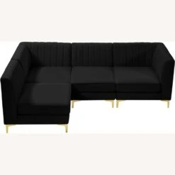 Other Modular Sectional In Channel Tufted Black Velvet 36 Other Modular Sectional In Channel Tufted Black Velvet -Home Furnishings Store 1500 1500 frame 0 168
