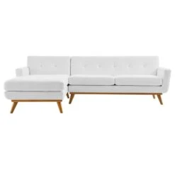 Other 2-Piece Sectional In White W/Tufted Buttons Finish -Home Furnishings Store 1500 1500 frame 0 1682