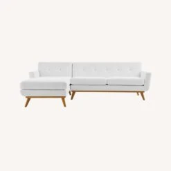 Other 2-Piece Sectional In White W/Tufted Buttons Finish -Home Furnishings Store 1500 1500 frame 0 1686