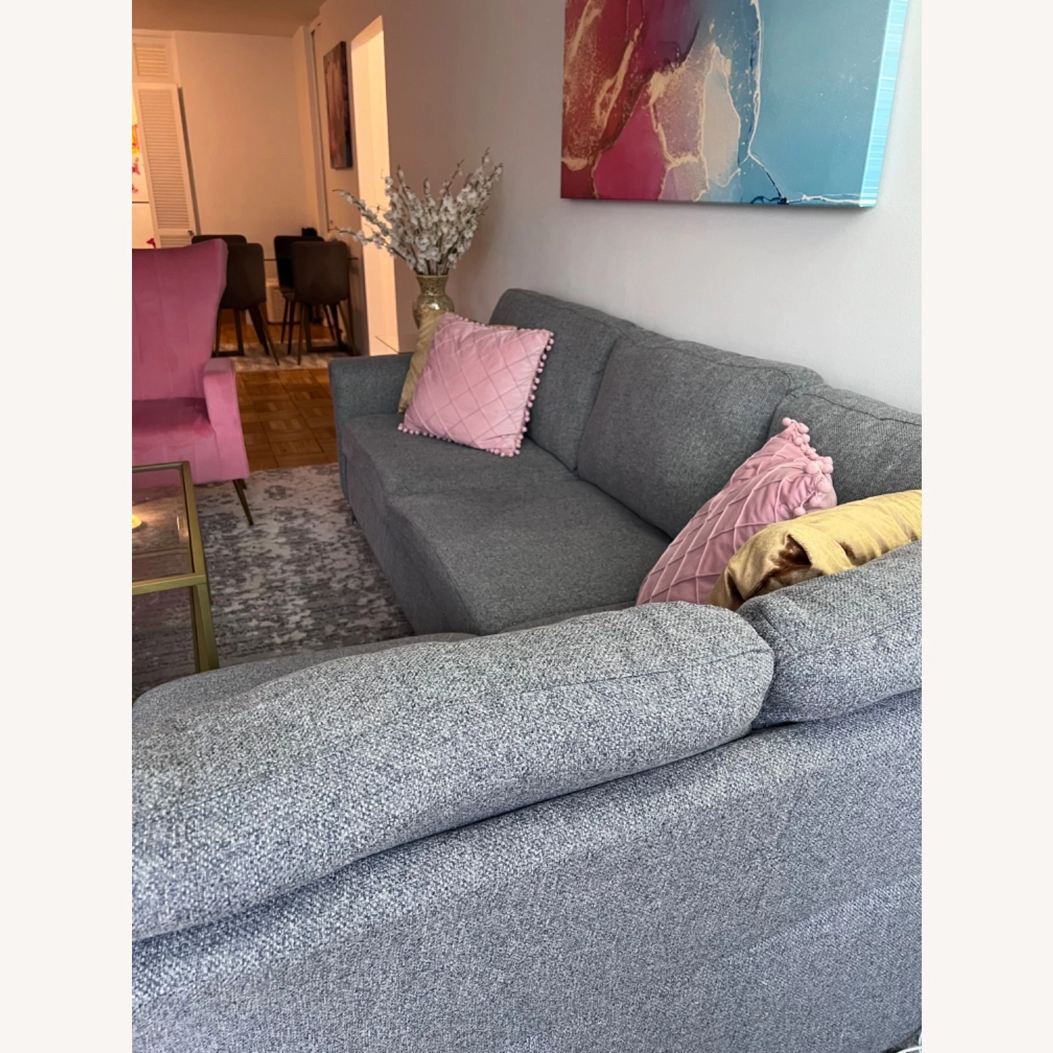 Gray Sectional Sofa 5 Gray Sectional Sofa - Image 3