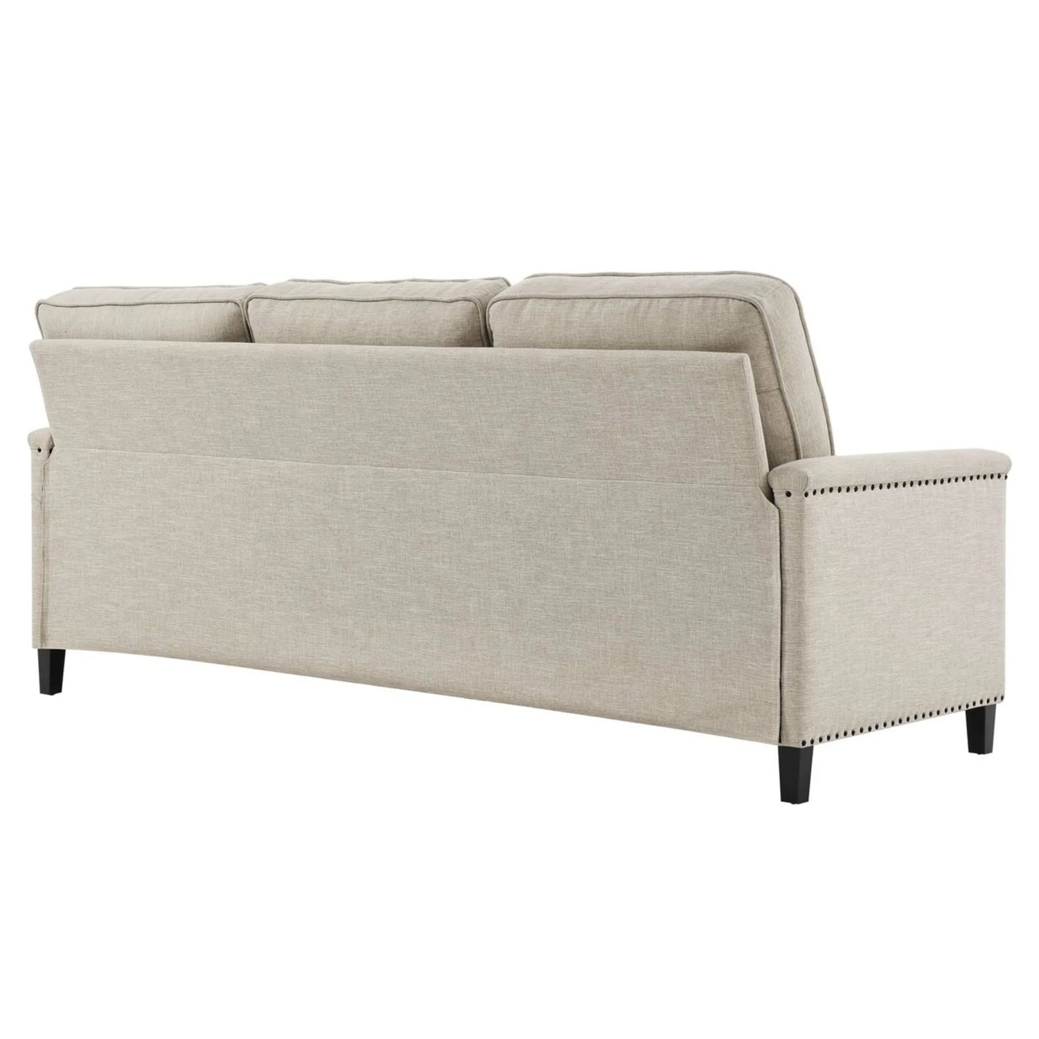 Other 2-Piece Sectional In Beige Polyester Fabric Finish 3 Other 2-Piece Sectional In Beige Polyester Fabric Finish