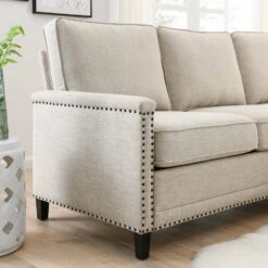 Other 2-Piece Sectional In Beige Polyester Fabric Finish 12 Other 2-Piece Sectional In Beige Polyester Fabric Finish -Home Furnishings Store 1500 1500 frame 0 1745