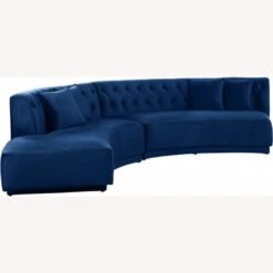 Other 2-Piece Sectional In Curved-Shape Navy Velvet 14 Other 2-Piece Sectional In Curved-Shape Navy Velvet -Home Furnishings Store 1500 1500 frame 0 1755