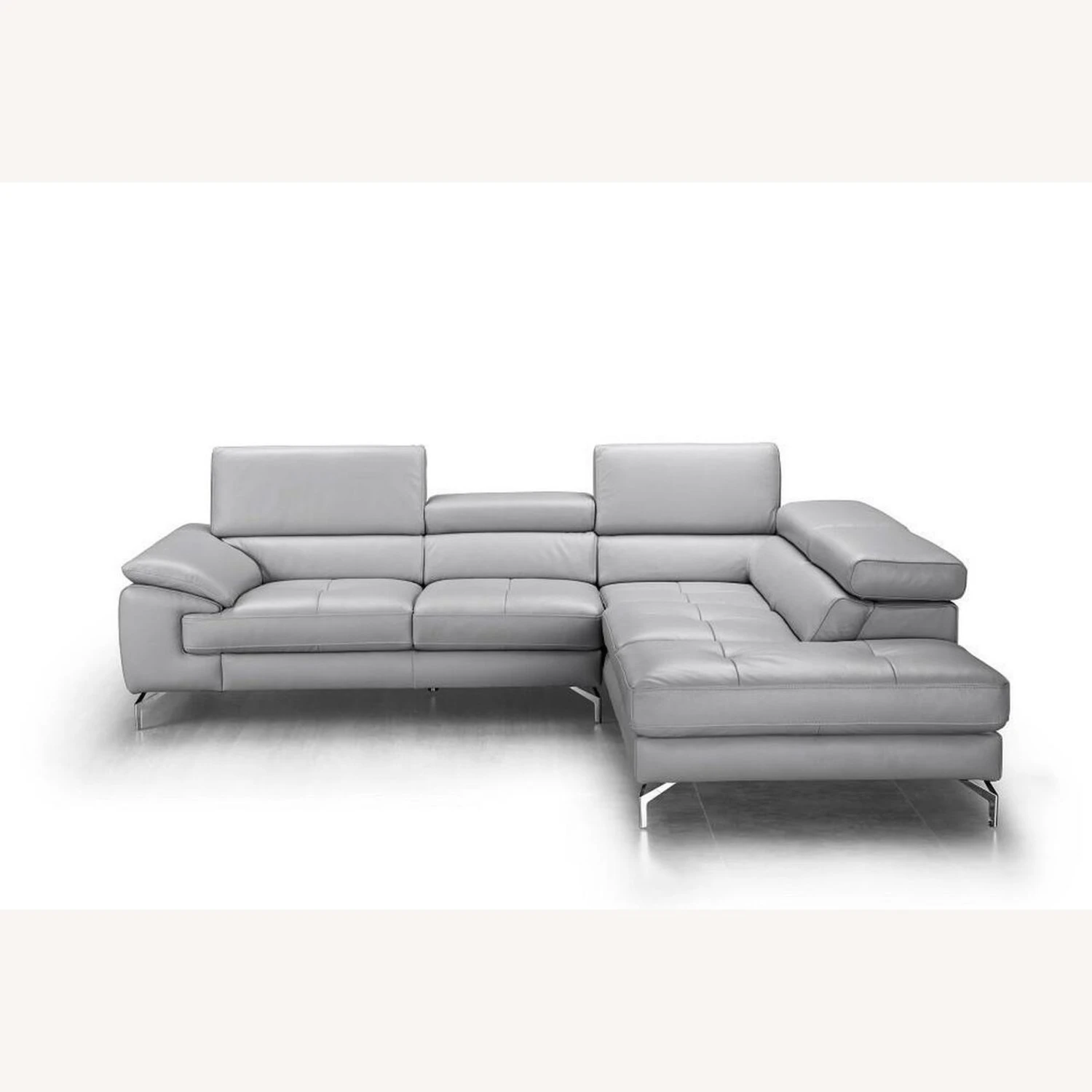 Other Right-Hand Facing Sectional In Element GreyLeather 4 Other Right-Hand Facing Sectional In Element GreyLeather - Image 2