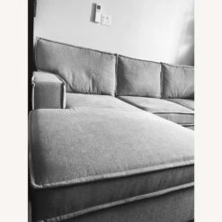 Bob's Discount Furniture Gray Sectional -Home Furnishings Store 1500 1500 frame 0 1892