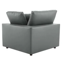 Other 5-Piece Sectional Sofa In Gray Vegan Leather -Home Furnishings Store 1500 1500 frame 0 2007