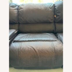 Reclining Faux-Leather Sectional 7 Reclining Faux-Leather Sectional -Home Furnishings Store 1500 1500 frame 0 2030