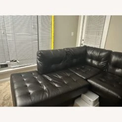 Raymour & Flanigan Sectional Sofa Faux Leather -Home Furnishings Store 1500 1500 frame 0 2076