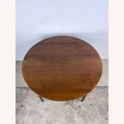 Mid Century Round Dining Table With 2 Nesting Chairs -Home Furnishings Store 1500 1500 frame 0 2203