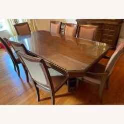 Raymour & Flanigan Dining Table Wwith Chairs -Home Furnishings Store 1500 1500 frame 0 2239