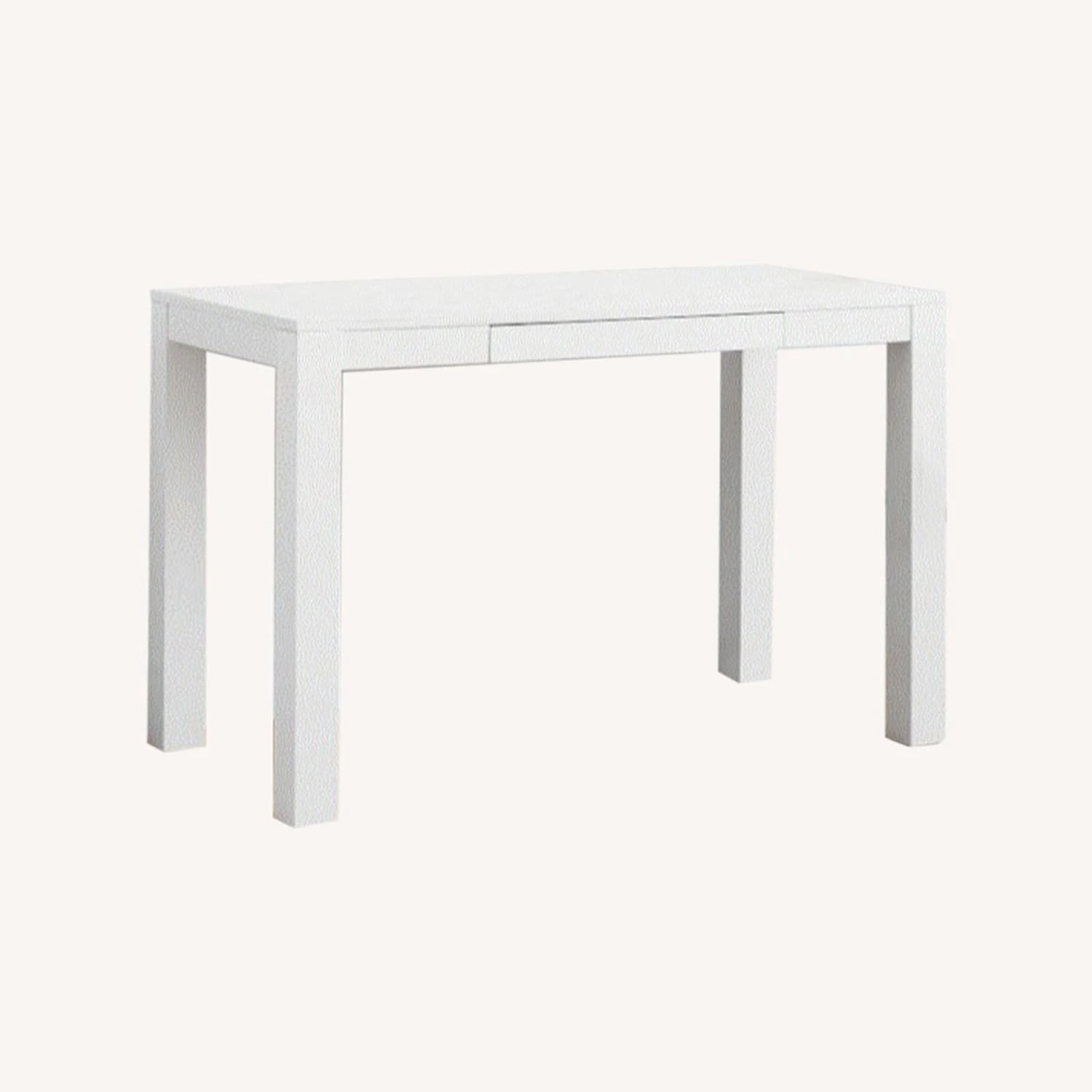 West Elm White Parsons Desk 4 West Elm White Parsons Desk - Image 2