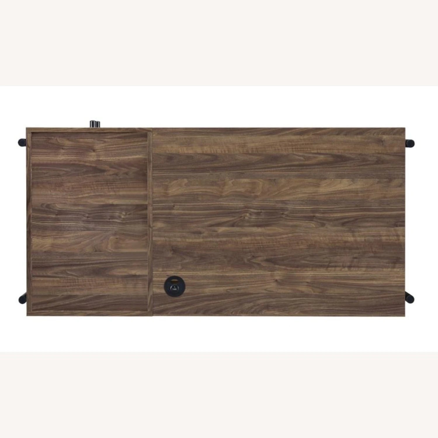 Other Writing Desk In Aged Walnut Finish W/ Outlet 9 Other Writing Desk In Aged Walnut Finish W/ Outlet - Image 7