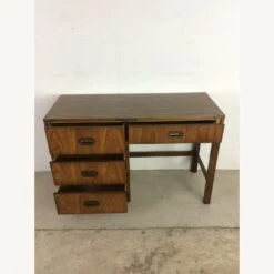 Vintage Campaign Style Writing Desk With Shelving -Home Furnishings Store 1500 1500 frame 0 2552
