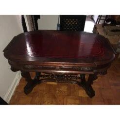 19th Century Victorian Renaissance Revival Center Table -Home Furnishings Store 1500 1500 frame 0 2615