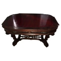 19th Century Victorian Renaissance Revival Center Table -Home Furnishings Store 1500 1500 frame 0 2616