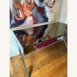 Uttermost Mirrored Lexington Desk With Stool -Home Furnishings Store 1500 1500 frame 0 2631