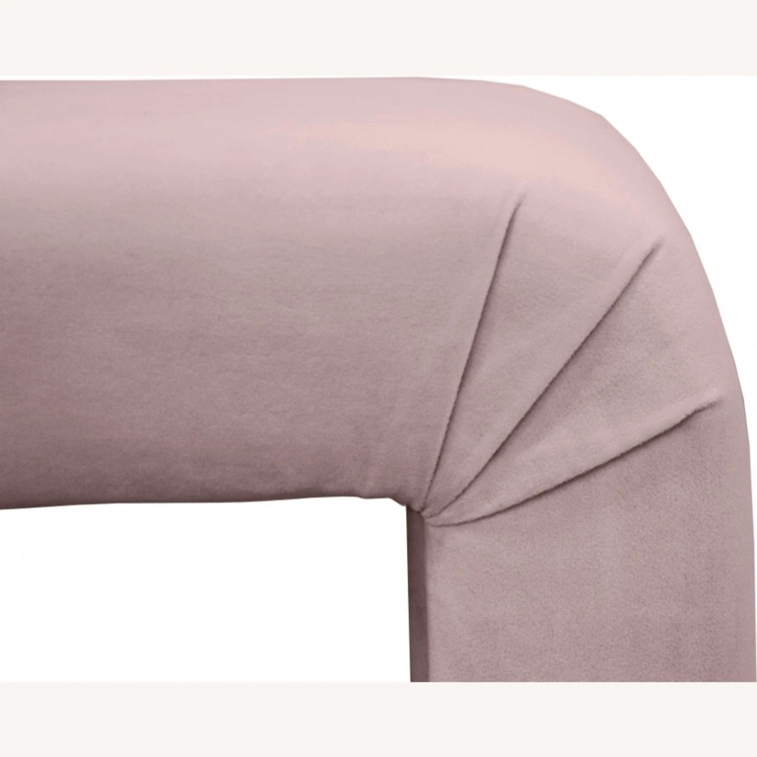Other Contemporary Style Bench In Pink Velvet Finish 3 Other Contemporary Style Bench In Pink Velvet Finish