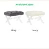 Other Bench In Gray Button Tufted Seat & Acrylic Legs -Home Furnishings Store 1500 1500 frame 0 2664