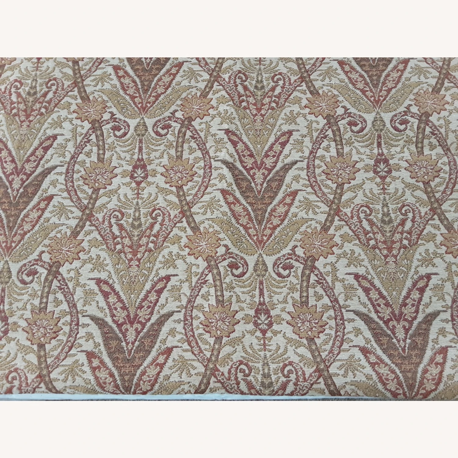 Antique Clawfoot Bench Upholstered Bench 9 Antique Clawfoot Bench Upholstered Bench - Image 7