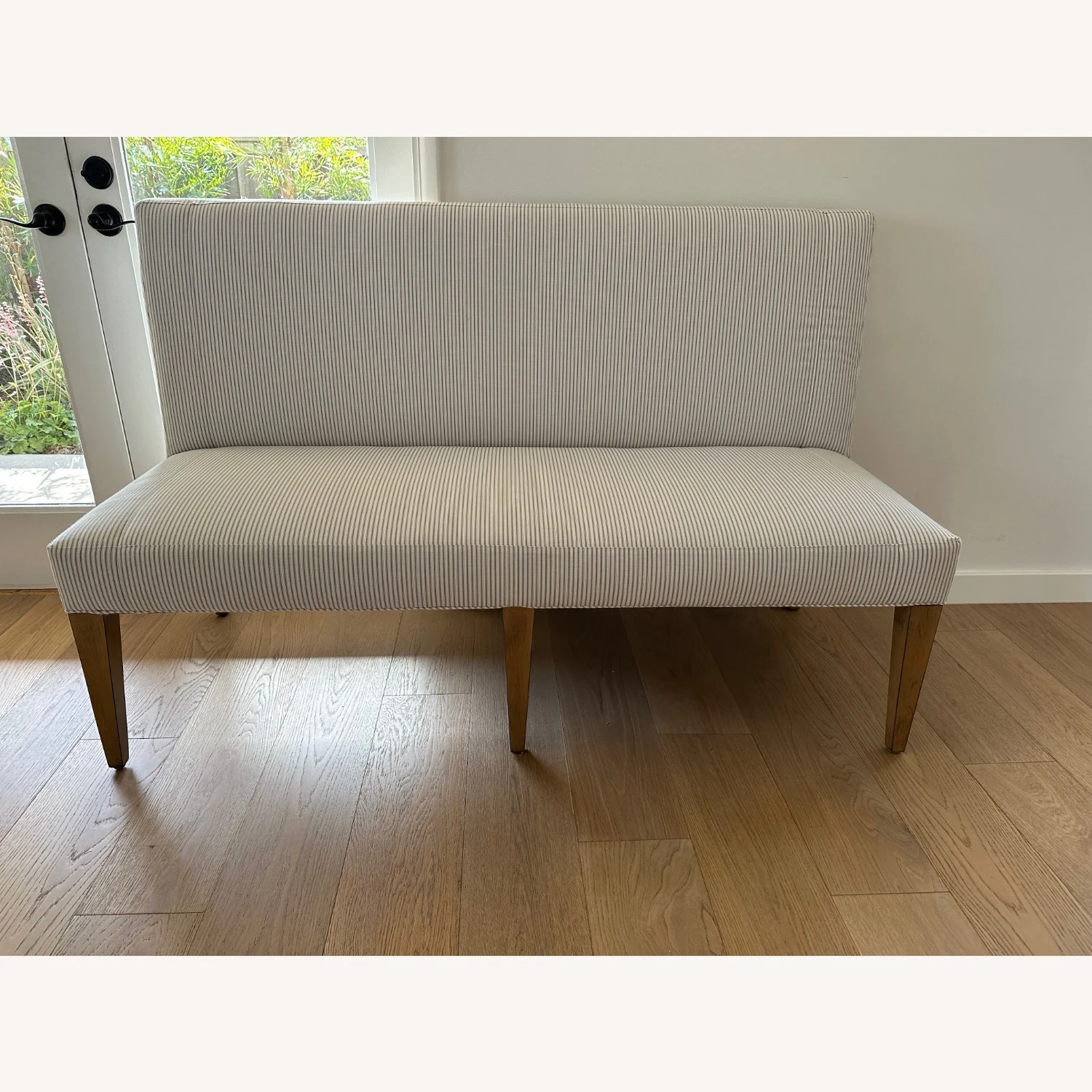 Serena & Lily Ross Dining Bench Perennials Fabric 5 Serena & Lily Ross Dining Bench Perennials Fabric - Image 3