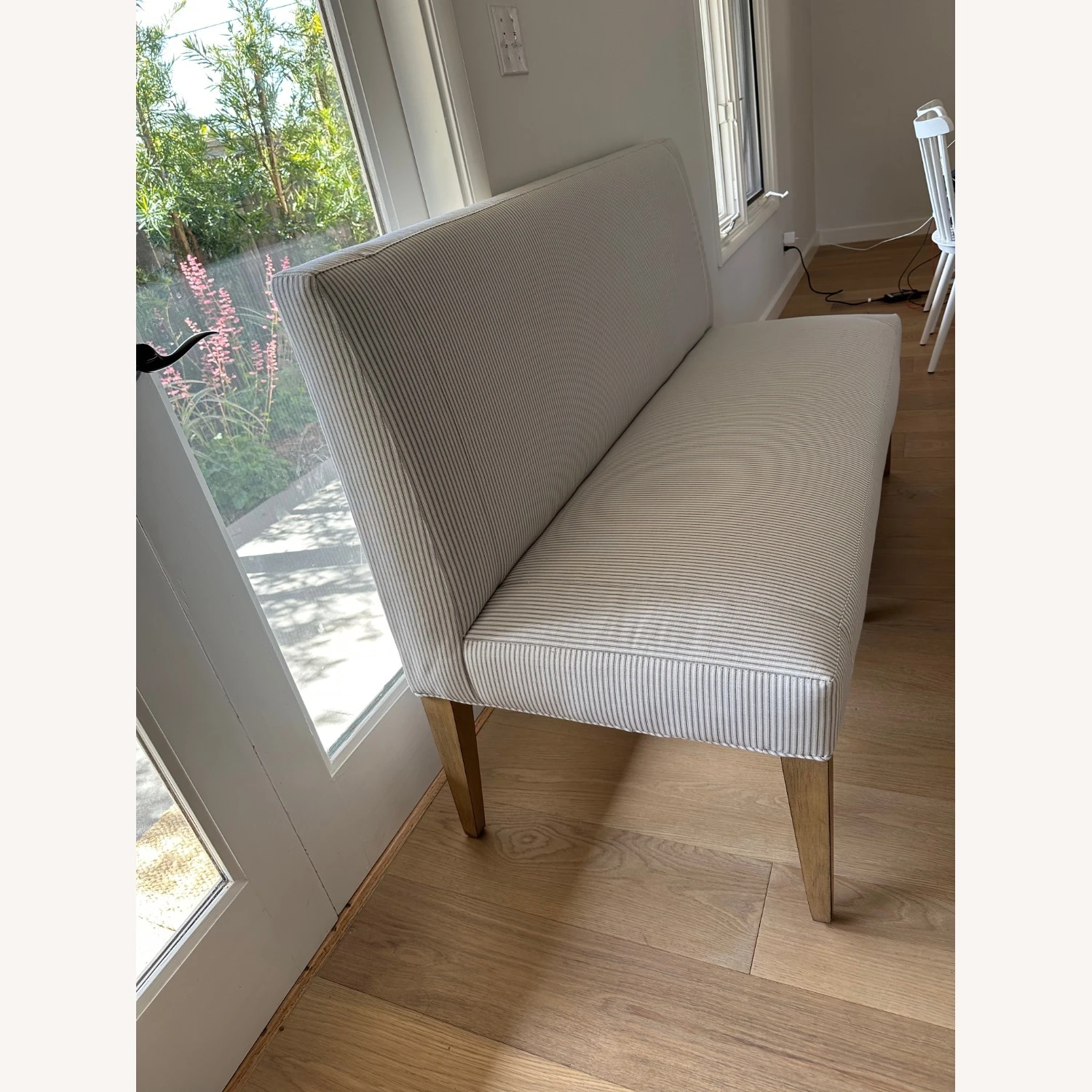 Serena & Lily Ross Dining Bench Perennials Fabric 10 Serena & Lily Ross Dining Bench Perennials Fabric - Image 8