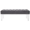 Other Bench In Grey Performance Velvet Upholstery 2 Other Bench In Grey Performance Velvet Upholstery -Home Furnishings Store 1500 1500 frame 0 2829