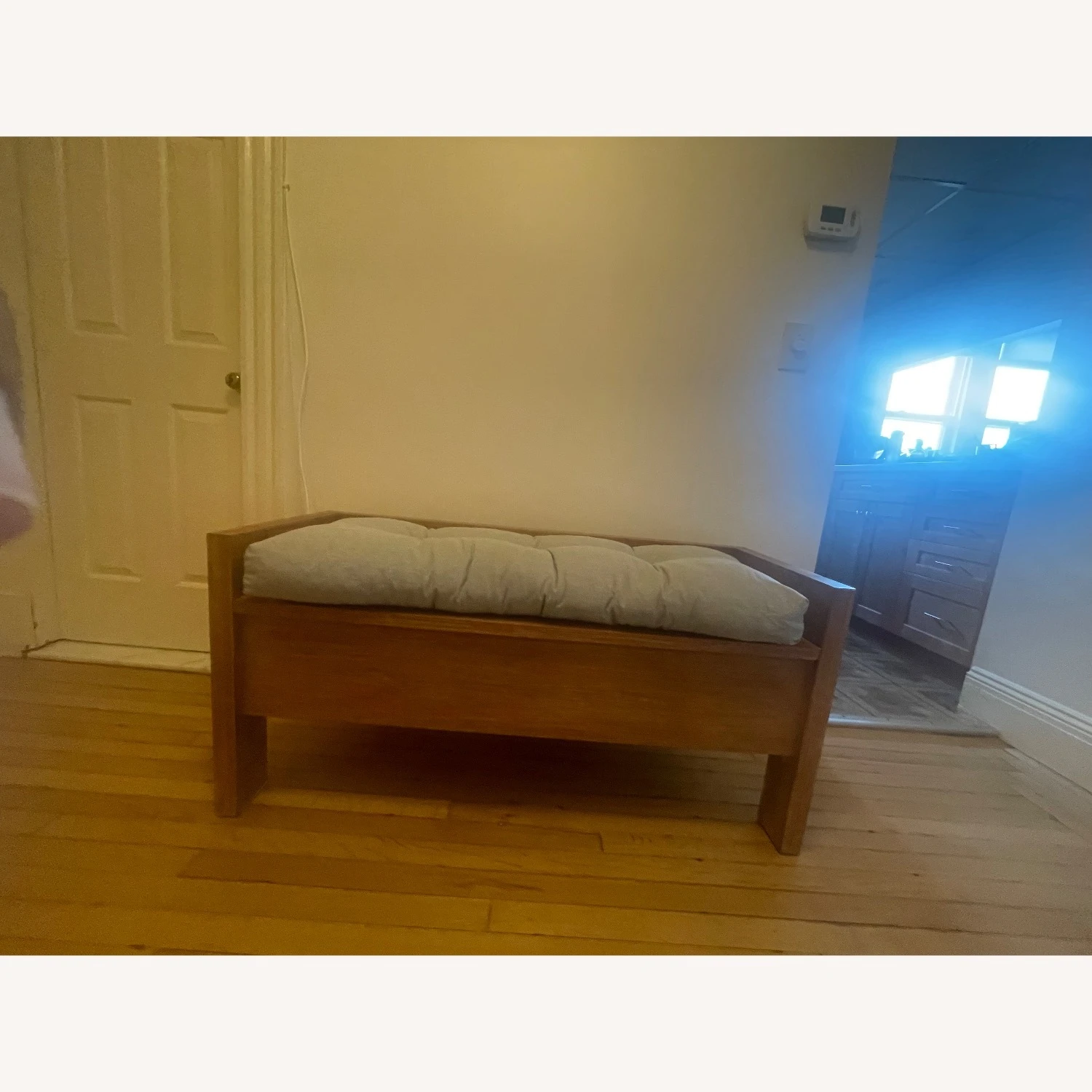 Crate & Barrel Storage Bench 5 Crate & Barrel Storage Bench - Image 3