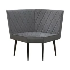 Other Corner Bench In Grey Quilted Back Fabric -Home Furnishings Store 1500 1500 frame 0 2884