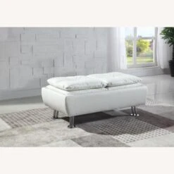 Other Ottoman In White Faux Leather W/ Storage -Home Furnishings Store 1500 1500 frame 0 3