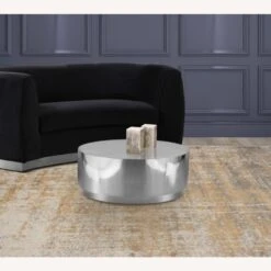 Other Coffee Table In Drum-Shaped Silver Chrome Finish -Home Furnishings Store 1500 1500 frame 0 3083