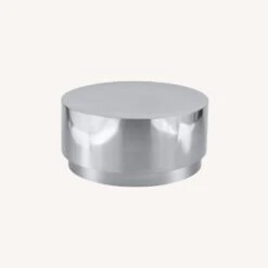 Other Coffee Table In Drum-Shaped Silver Chrome Finish -Home Furnishings Store 1500 1500 frame 0 3084