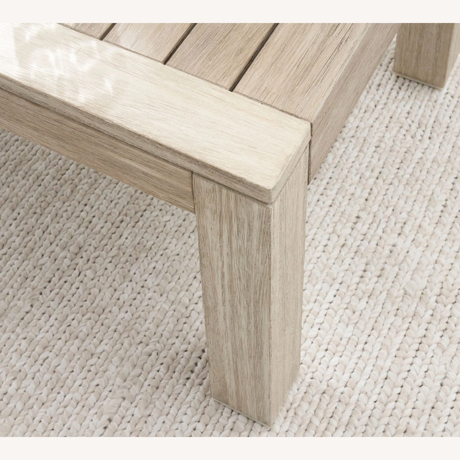 Pottery Barn Indio Eucalyptus Outdoor Coffee Table 3 Pottery Barn Indio Eucalyptus Outdoor Coffee Table