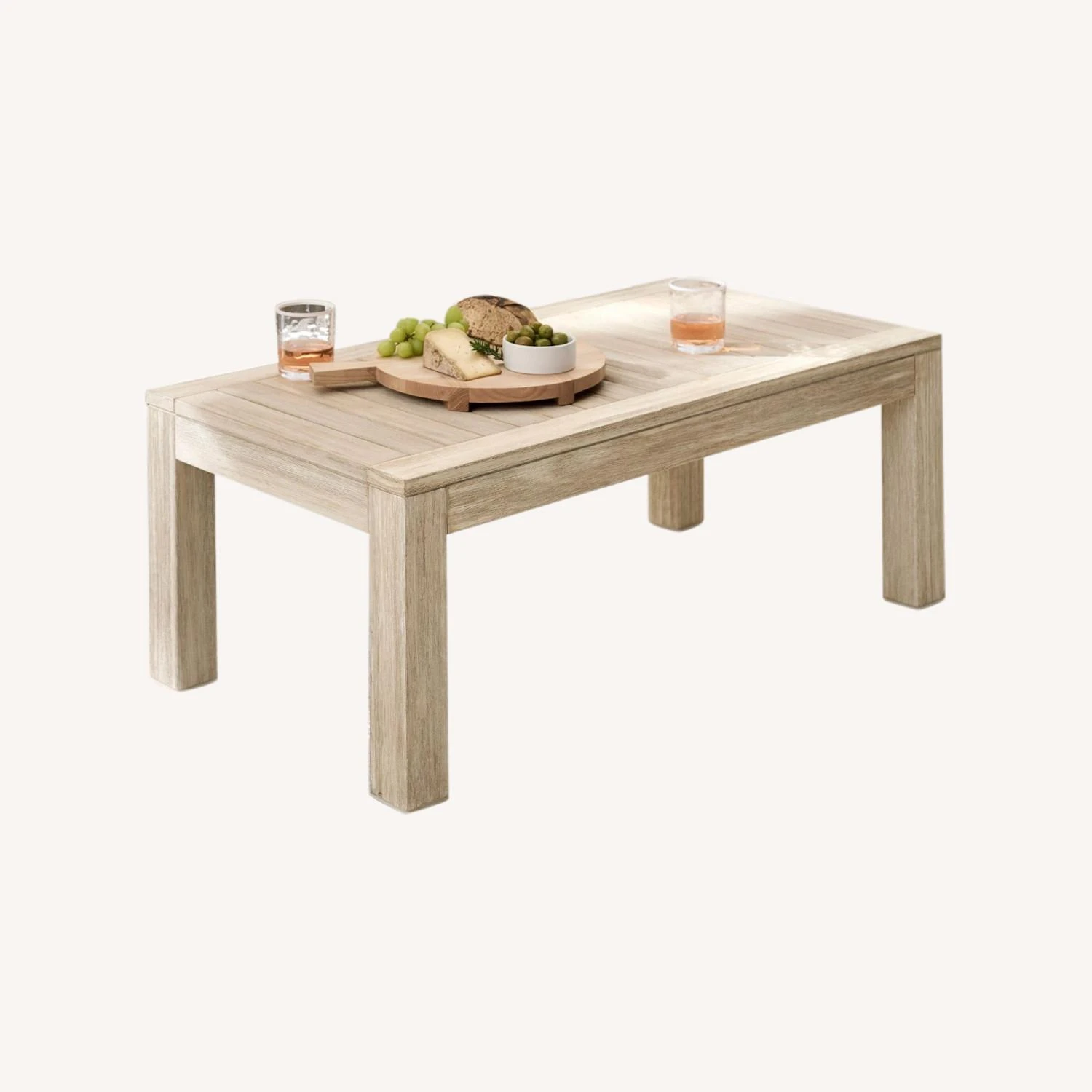 Pottery Barn Indio Eucalyptus Outdoor Coffee Table 4 Pottery Barn Indio Eucalyptus Outdoor Coffee Table - Image 2