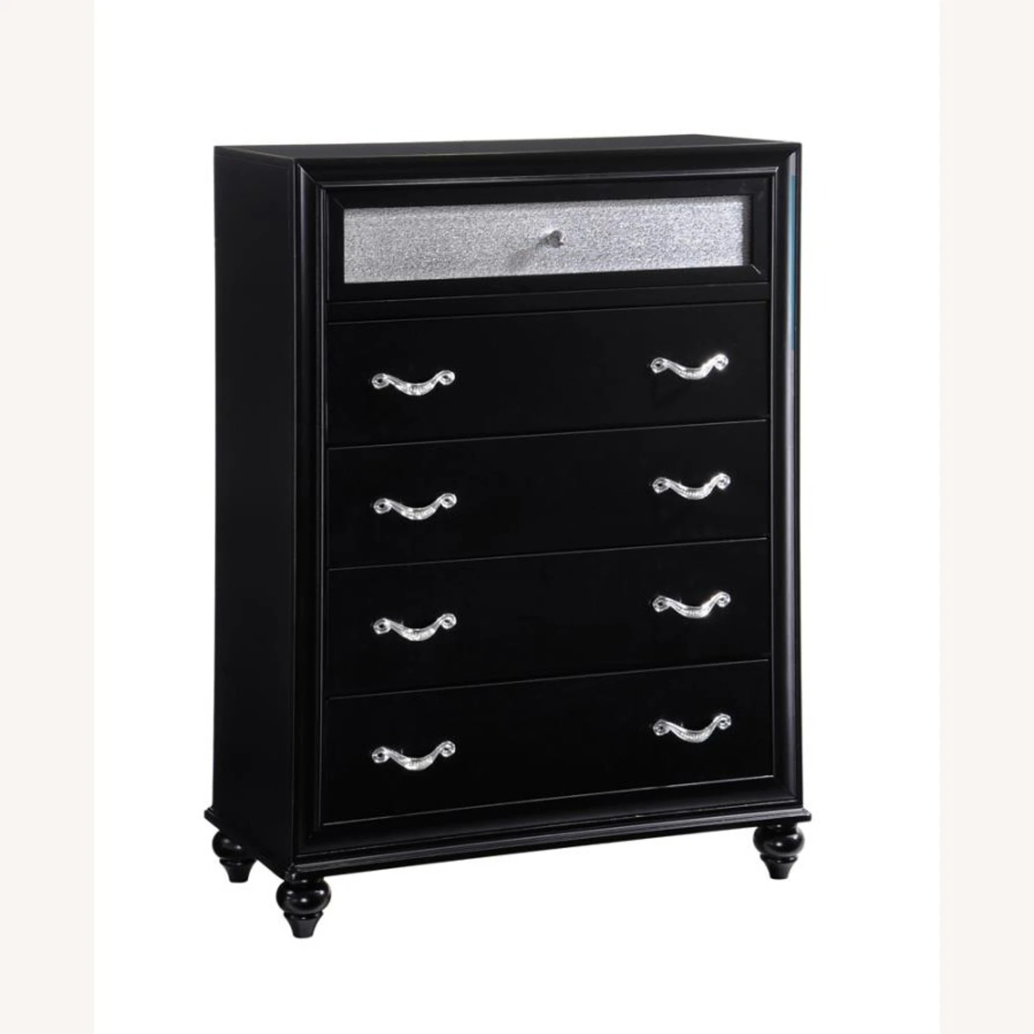 Other Chest In Black W/ Metallic Acrylic Design 3 Other Chest In Black W/ Metallic Acrylic Design